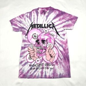 Purple Tie-Dye Metallica T-Shirt